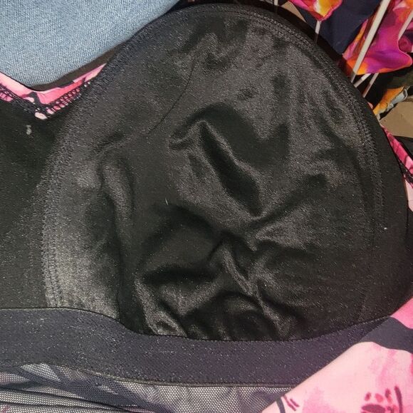 Beach Belle Honolulu Pink Plus Size Sarong Front Swimsuit Size 24 - Picture 5 of 8